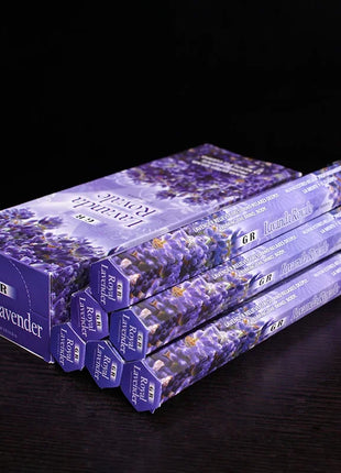 Palillos de incienso indio, aromas surtidos, lavanda, salvia, Yoga, meditación, relajación, atmósfera, palitos fragantes para Aroma casero