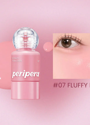 PERIPERA SYRUPY TOK CHEEK, Textura Líquida Hidratante, Ligera y No Pegajosa, Acabado Natural que se Fusiona con la Piel, K-Beauty, Maquillaje Coreano