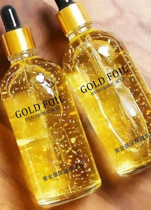 Suero Facial de nicotinamida con ácido hialurónico de oro de 24k, 100ml, antienvejecimiento, esencia de colágeno para levantamiento Facial, suero blanqueador para el cuidado de la piel
