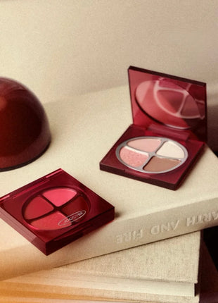 Colección de Maquillaje Navideño Joocyee, Bálsamo Labial y para Mejillas, Acabado Brillante o Mate, Crema Multiusos, Lápiz Labial, Crema para Rubor, Original