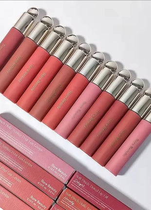 Rara belleza nuevo brillo de labios líquido suave hidratante duradero Natural brillante ligero reparación nutritiva aceite de labios teñido