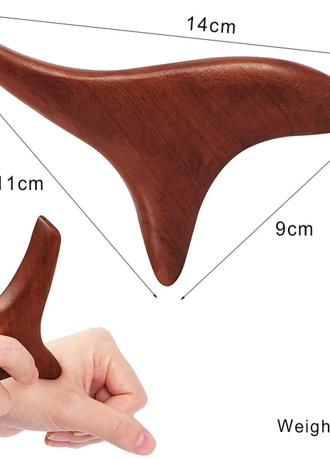 Herramientas de masaje de madera, masajeador de drenaje linfático de madera, herramientas anticelulíticas para dar forma al cuerpo para belleza, Gua Sha, alivio muscular dolorido