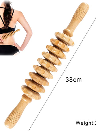 Herramientas de masaje de madera, masajeador de drenaje linfático de madera, herramientas anticelulíticas para dar forma al cuerpo para belleza, Gua Sha, alivio muscular dolorido