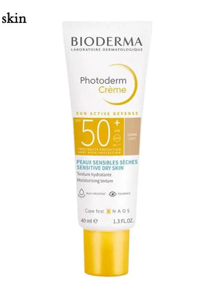 BIODERMA Crema Solar SPF50+ Todo Tipo de Piel - Piel Sensible Ance Piel Seca Piel Impermeable Protector Solar a Prueba de Sudor