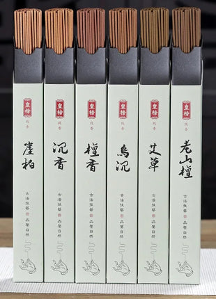 120 unids/caja barras de incienso Natural sándalo Agilawood fragancia de aire para aromaterapia Yoga meditación eliminación de olores refrescante