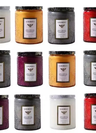 Una vela fragante, latas, decoración de habitación, cera de soja, Aroma sin humo, fragancia de aceite romántica de baja temperatura, Velas de cumpleaños