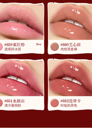 Joocyee-Juego de cosméticos de la serie limitada de cumpleaños, esmalte de labios rojo en polvo, crema colorete, brillo de labios, crema de manos, caja de regalo de cumpleaños