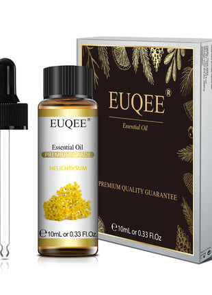 EUQEE 10ML aceites esenciales naturales eucalipto menta vainilla lavanda limón aceite de organo para humidificador DIY jabón, fabricación de velas
