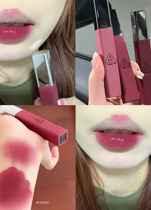 Cappuvini Matte Velvet Lip Glaze Hidratante Suave Lápiz labial de larga duración Maquillaje Brillo de labios