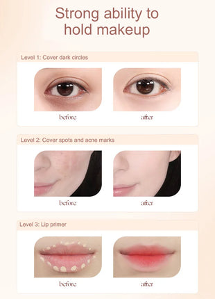 Set de belleza de 8 piezas con maquillaje de lápiz labial, corrector, sombra de ojos, cejas y rubor