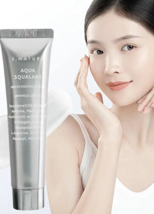 S.NATURE-crema Facial de suero de Squalane, mejora la embotamiento de la piel, equilibra agua y aceite y hidratación profunda, cuidado de la piel coreano