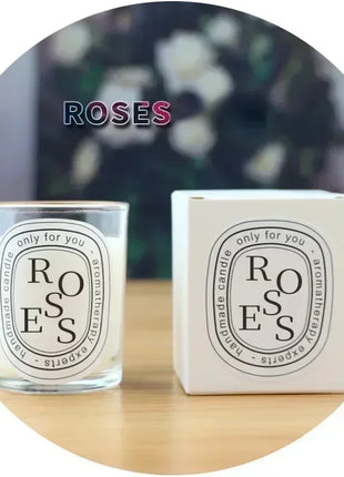 Romantic Transparent Scented Fragrance Candle Light Gift Scented Aromatic Candles Guest Gift Candles Wedding Candles Candle Jar