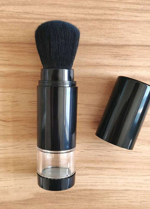 Brochas de maquillaje para cara, base cosmética en polvo, colorete, brocha de maquillaje, brochas de almacenamiento de polvos cosméticos de viaje portátiles, herramienta de belleza