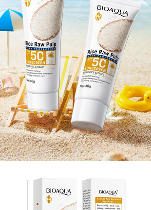 Crema de protección solar Facial SPF 50+, loción Solar protectora corporal de larga duración, no grasa, previene quemaduras solares, protección UV, bloqueador solar