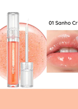 Rom&nd Brillo y tinte de agua brillante, textura brillante, ligero, no pegajoso, luminosidad transparente cristalina, K-Beauty, maquillaje coreano