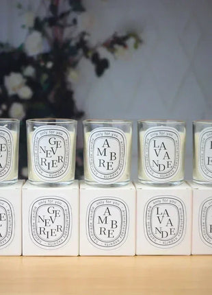 Romantic Transparent Scented Fragrance Candle Light Gift Scented Aromatic Candles Guest Gift Candles Wedding Candles Candle Jar