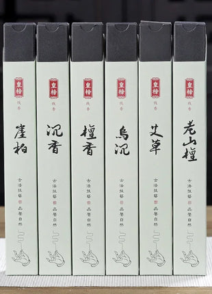 120 unids/caja barras de incienso Natural sándalo Agilawood fragancia de aire para aromaterapia Yoga meditación eliminación de olores refrescante