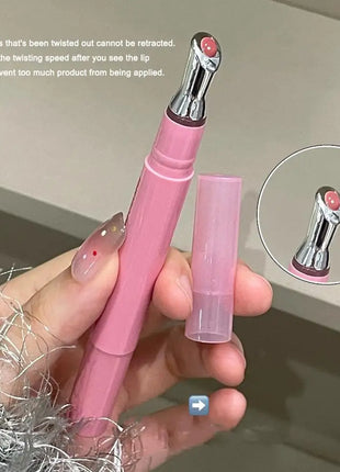 Brillo labial con vitamina E, suero labial hidratante y voluminizador, brillo labial con color, bálsamo labial humectante para labios brillantes, translúcidos y suaves.