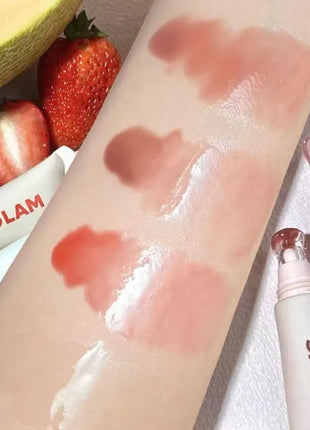 SHEGLAM-esmalte de cristal hidratante para el cuidado de los labios, Canoy Lane, galleta de cacao, fresa, leche, melón, espejo duradero, tinte de belleza para labios