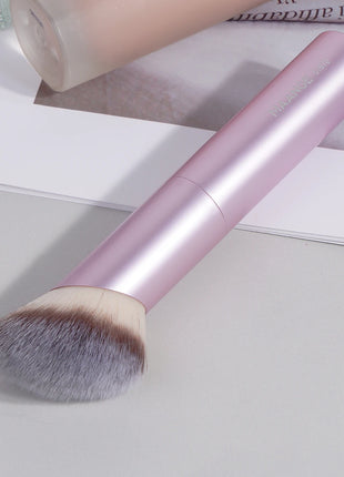 MAANGE 1 Uds. Brochas de maquillaje, brocha para pulir bases en ángulo, brocha correctora, herramientas de maquillaje cosmético, brocha de maquillaje oblicua de pelo suave