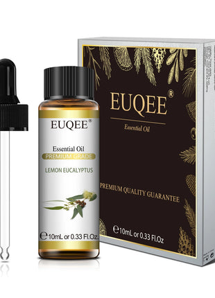 EUQEE 10ML aceites esenciales naturales eucalipto menta vainilla lavanda limón aceite de organo para humidificador DIY jabón, fabricación de velas