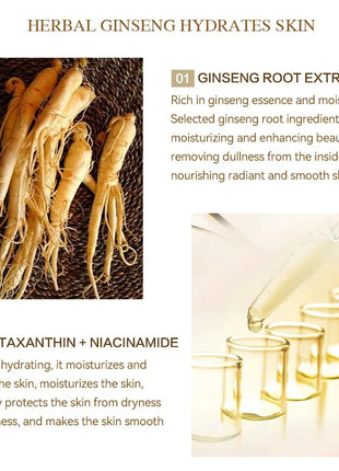 Suero Facial de nicotinamida con ácido hialurónico de oro de 24k, 100ml, antienvejecimiento, esencia de colágeno para levantamiento Facial, suero blanqueador para el cuidado de la piel