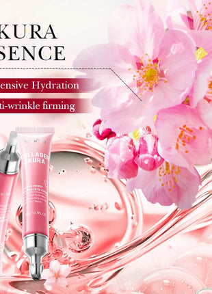 SADOER Sakura crema de ojos Anti ojeras eliminación de ojos bolsas reafirmantes cremas hidratantes para ojos belleza ojos cuidado de la piel