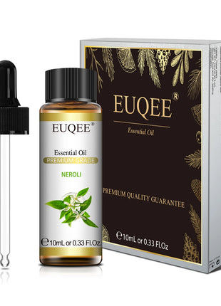 EUQEE 10ML aceites esenciales naturales eucalipto menta vainilla lavanda limón aceite de organo para humidificador DIY jabón, fabricación de velas