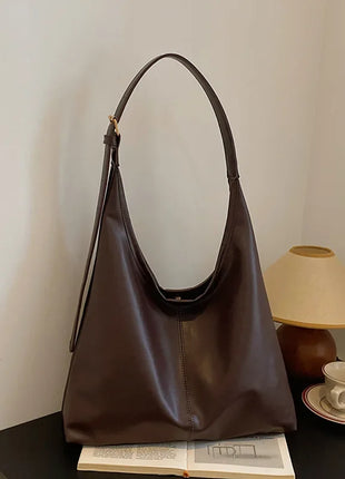 Nuevo Bolso de mano con conocimiento de embarque, bolso de hombro para mujer, bolso grande retro simple, bolso de mano