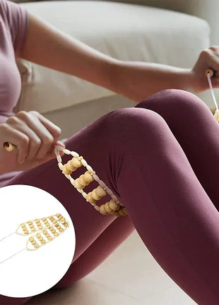 Herramientas de masaje de madera, masajeador de drenaje linfático de madera, herramientas anticelulíticas para dar forma al cuerpo para belleza, Gua Sha, alivio muscular dolorido