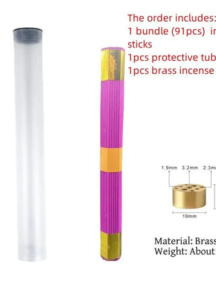 Aroma Natural, fragancia para el hogar, palo de sándalo, fragancia de bendición, fragancia de Buda, palo de sándalo 91/paquete