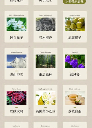 Velas de aromaterapia para interiores, fragancia de luz de larga duración para el hogar, ayuda a dormir, purifica el aire, regalo de cumpleaños