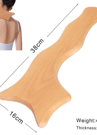 Herramientas de masaje de madera, masajeador de drenaje linfático de madera, herramientas anticelulíticas para dar forma al cuerpo para belleza, Gua Sha, alivio muscular dolorido