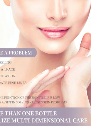 Suero de colágeno para la piel de 6 péptidos, suero facial hidratante de niacinamida y ácido hialurónico para todo tipo de piel, cuidado de la piel