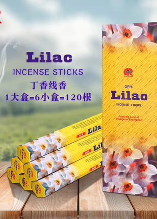 Palillos de incienso indio, aromas surtidos, lavanda, salvia, Yoga, meditación, relajación, atmósfera, palitos fragantes para Aroma casero