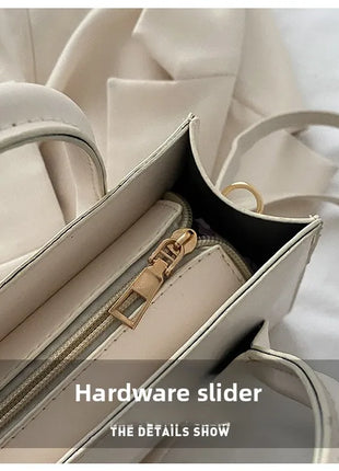 Elegante bolso negro con asas dobles, bolso cruzado elegante, bolso pequeño retro y elegante para mujeres y niñas, uso diario, trabajo, fiesta