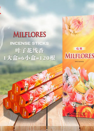 Palillos de incienso indio, aromas surtidos, lavanda, salvia, Yoga, meditación, relajación, atmósfera, palitos fragantes para Aroma casero