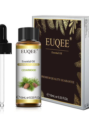 EUQEE 10ML aceites esenciales naturales eucalipto menta vainilla lavanda limón aceite de organo para humidificador DIY jabón, fabricación de velas