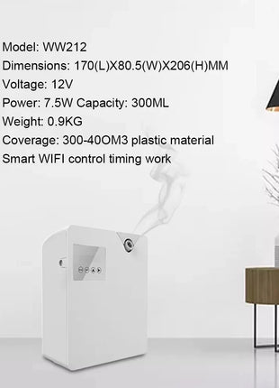 Difusor de Aroma para ambientadores domésticos, pulverizador, aromaterapia, dispositivo aromático para Hotel, máquina de fragancia inteligente para habitación, Control por aplicación