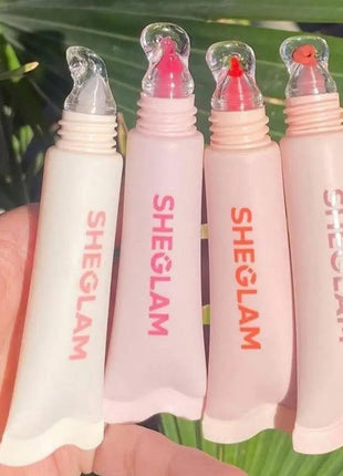 SHEGLAM-esmalte de cristal hidratante para el cuidado de los labios, Canoy Lane, galleta de cacao, fresa, leche, melón, espejo duradero, tinte de belleza para labios