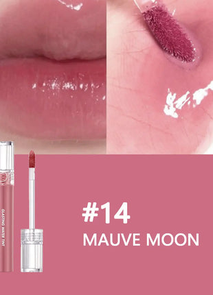 Rom&nd Brillo y tinte de agua brillante, textura brillante, ligero, no pegajoso, luminosidad transparente cristalina, K-Beauty, maquillaje coreano