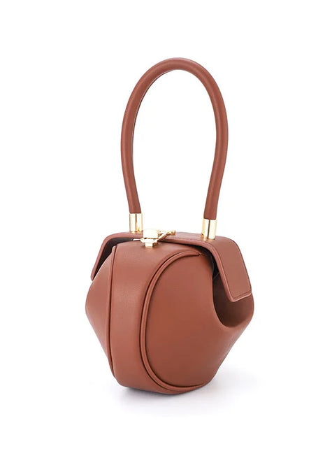 Bolso de mano con bola redonda para mujer, bolso de bolos de diseñador de marca, Mini bolsos de hombro de cuero PU, bolso de lujo para mujer, bolso para axila a la moda