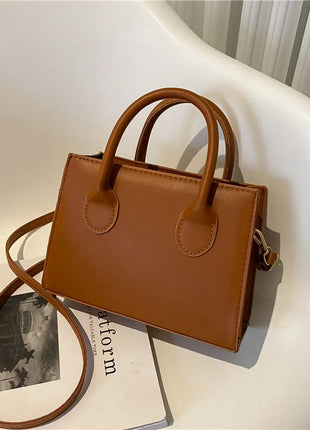 Elegante bolso negro con asas dobles, bolso cruzado elegante, bolso pequeño retro y elegante para mujeres y niñas, uso diario, trabajo, fiesta