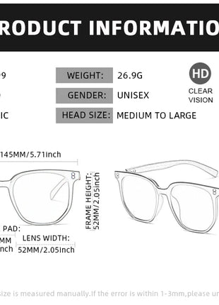 Gafas de sol clásicas de grano de madera para hombre y mujer, lentes de sol cuadradas de gran tamaño Retro, moda masculina y femenina, gafas de sol para conducir para vacaciones de verano