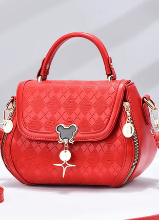 Bolso de mano para mujer, bolso de hombro, bolso principal para mujer, bolso de diseñador de lujo de cuero genuino para mujer, bolso tipo cubo con lazo