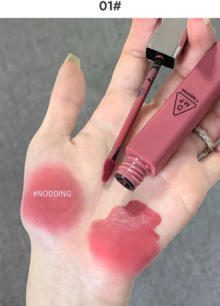 Cappuvini Matte Velvet Lip Glaze Hidratante Suave Lápiz labial de larga duración Maquillaje Brillo de labios