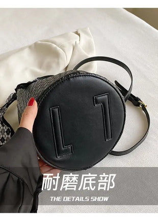 Bolso tipo cubo tejido a mano para mujer, Mini bolso tipo cubo con cadena, bandolera para mujer, bolso Hobo de verano