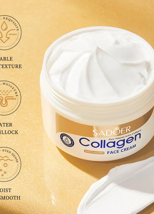 Set de cuidado de la piel con colágeno, juegos de cuidado facial de 6 piezas para mujeres, piel reafirmante, piel suave, juego de cuidado de la piel hidratante