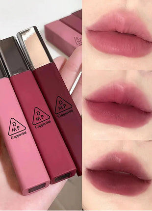 Cappuvini Matte Velvet Lip Glaze Hidratante Suave Lápiz labial de larga duración Maquillaje Brillo de labios