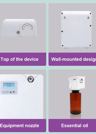 Difusor de Aroma para ambientadores domésticos, pulverizador, aromaterapia, dispositivo aromático para Hotel, máquina de fragancia inteligente para habitación, Control por aplicación